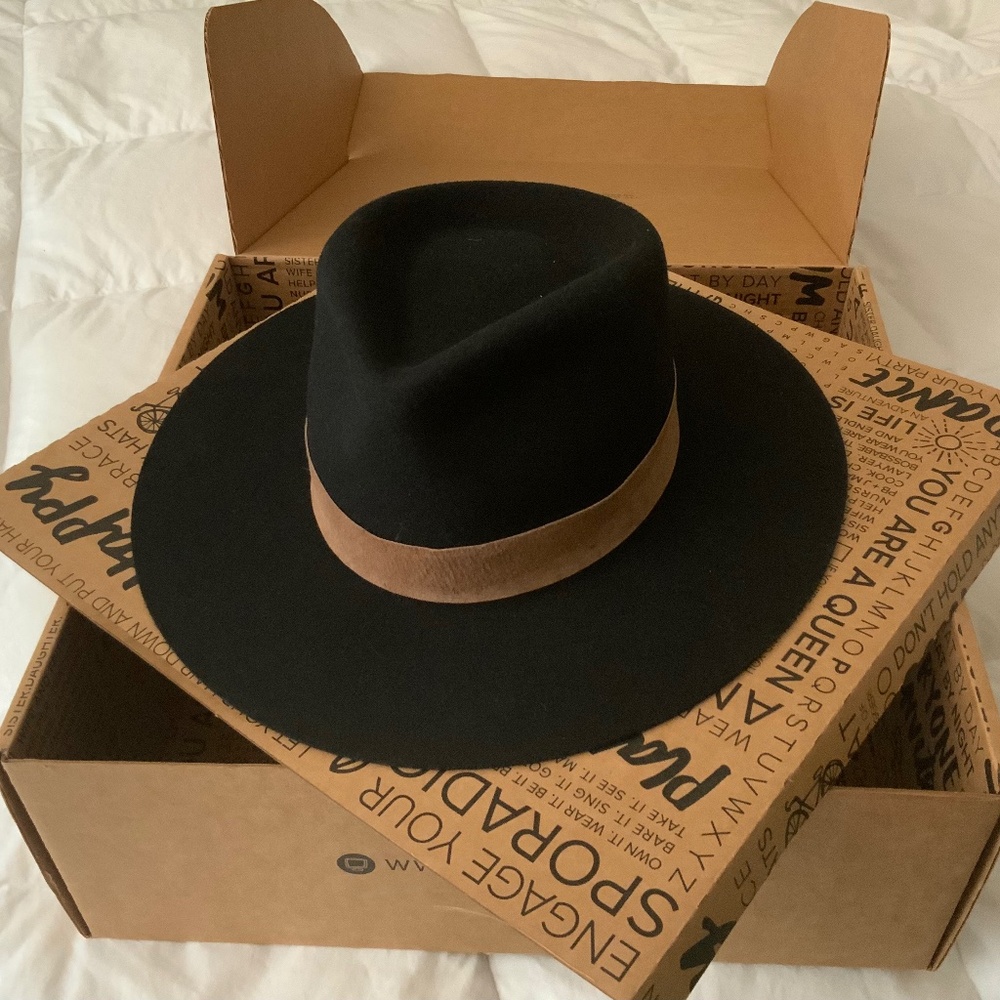GIGI PIP MILLER FEDORA Black 59 M/L